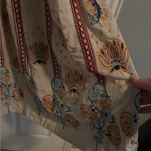 Anthropology Floral Print Sleeveless Maxi Dress - Picture 3 of 8